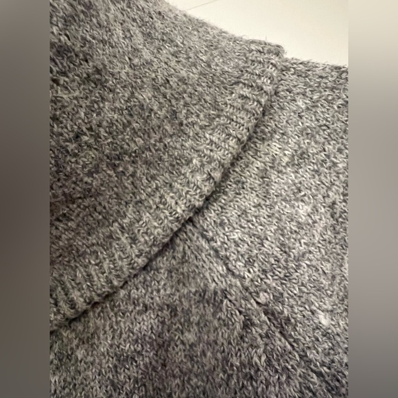 LOFT Charcoal Cozy Cowl Neck Sweater - Picture 3 of 7